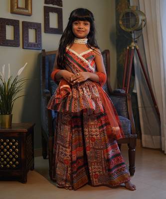 For Girl Short Kurta and Bottom 2