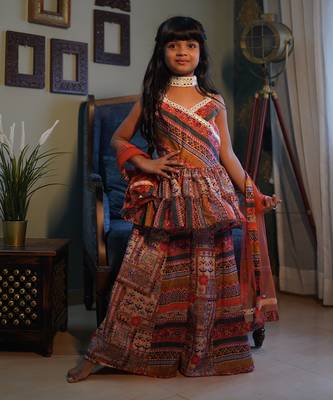 For Girl Short Kurta and Bottom 3