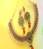 Multicolor agate necklace-sets