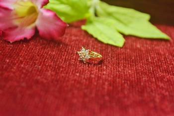  Charming gold floral diamond nose accessory clipon nosering or nosepin 4