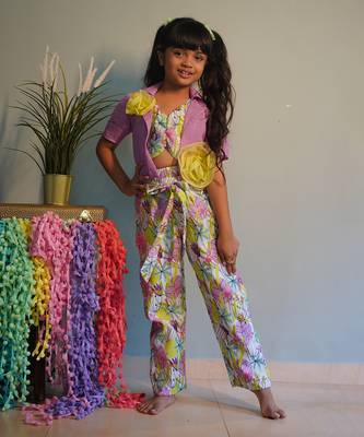 For Girl Crop Top and Bottom 1