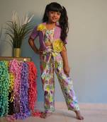 For Girl Crop Top and Bottom