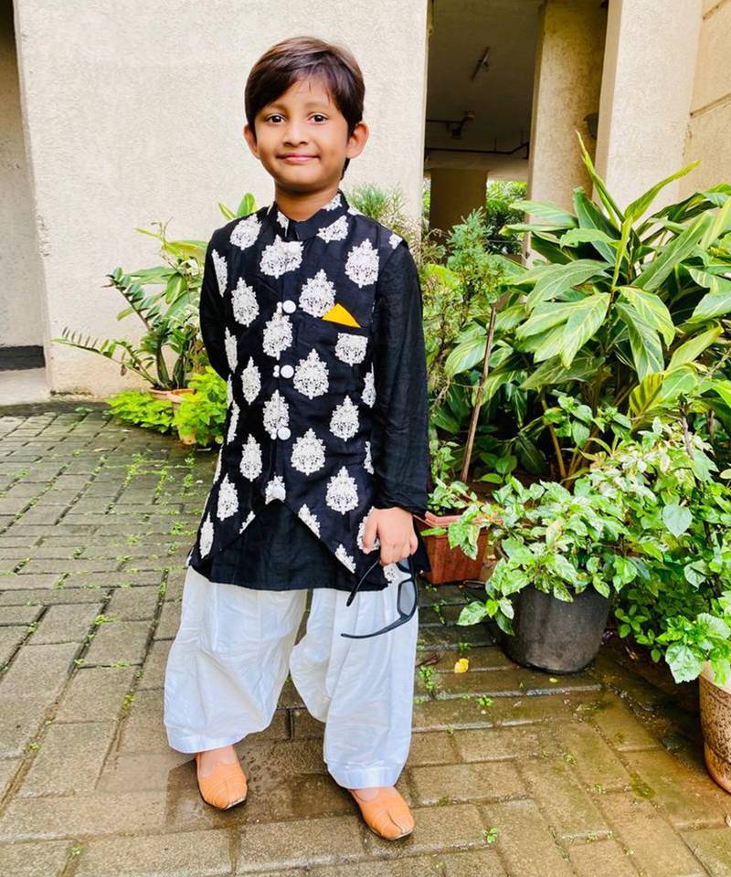 White Thread Embroidered Jacket with Kurta and Patiala