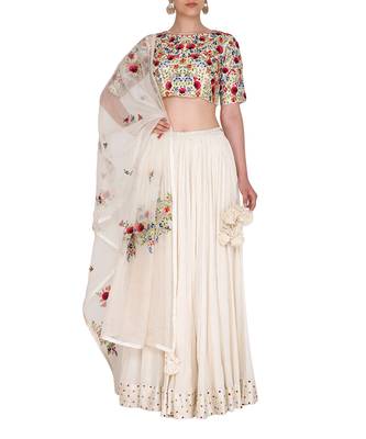 Ivory Lehenga Set  1