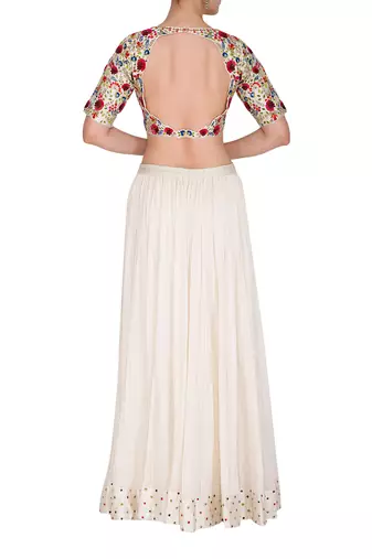 Ivory Lehenga Set 