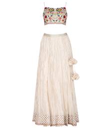 Ivory Lehenga Set