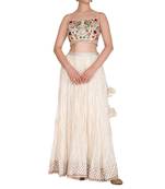 Ivory Lehenga Set