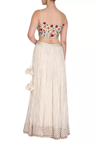 Ivory Lehenga Set