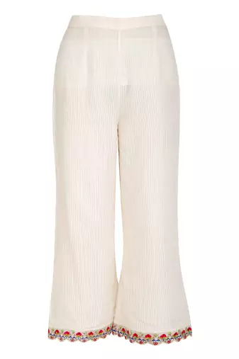 Ivory Anarkali set