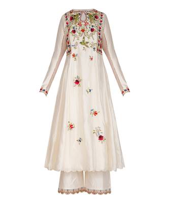 Ivory Embroidery Suit Set 2