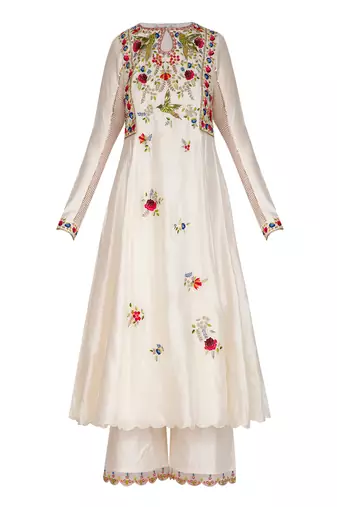 Ivory Embroidery Suit Set