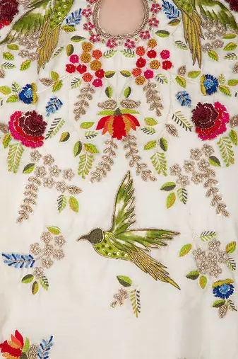 Ivory Embroidery Suit Set