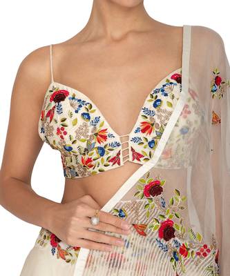 Ivory Lehenga Set 4