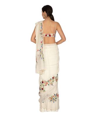 Ivory Saree 3