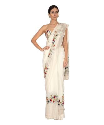 Ivory Saree 1