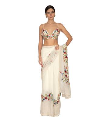 Ivory Saree 4