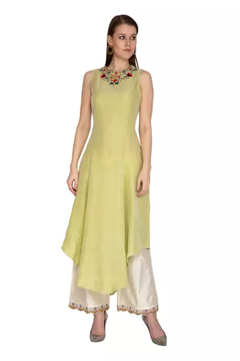 Ivory Ombre Suit Set
