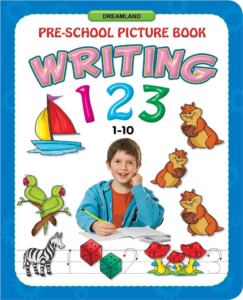 Writing 123 110 Early Learning Children Book by Dreamland Publications 9781730158643