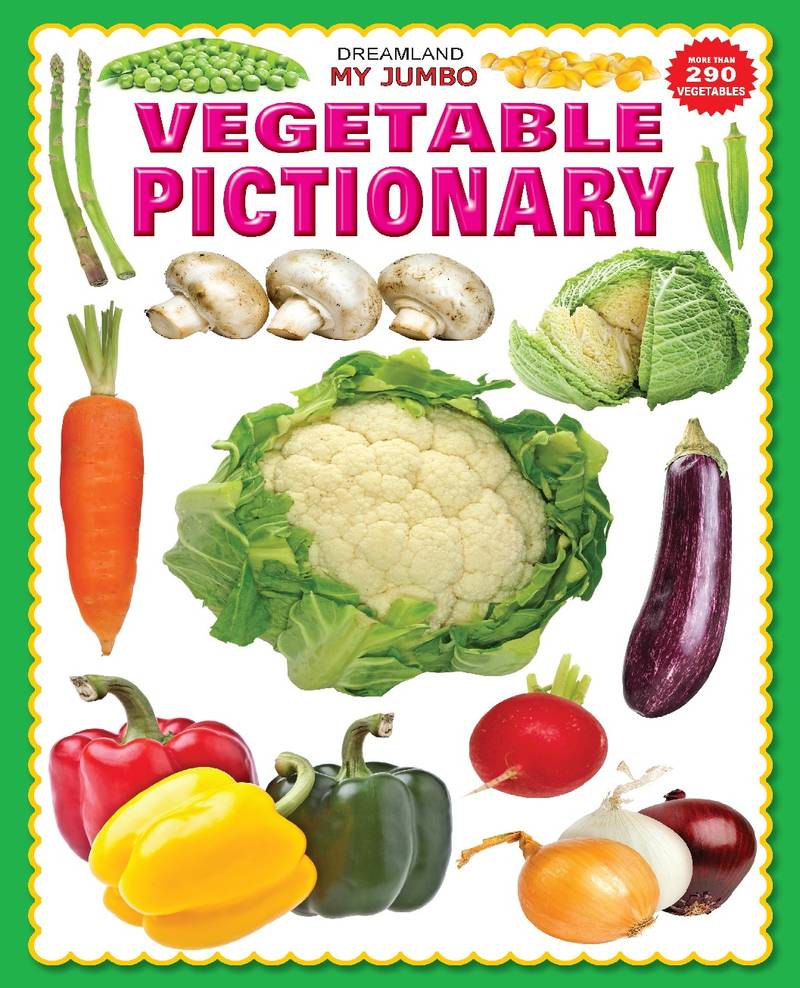 My Jumbo Vegetables Pictionary Picture Book Children Book by Ved Chawla 9789350890035