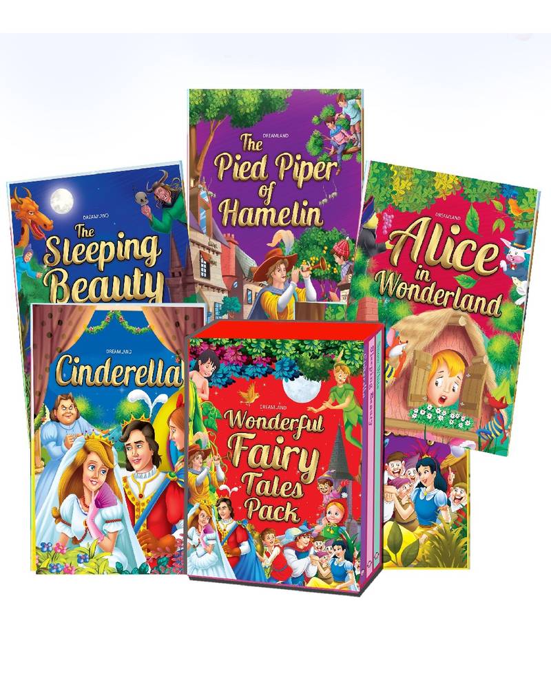 Wonderful Fairy Tales Pack A Set of 10 Titles Story books Children Book by Dreamland Publications 9789386671080