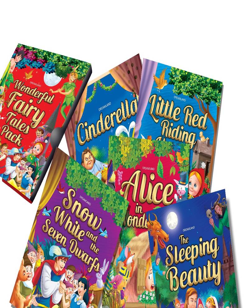 Wonderful Fairy Tales Pack A Set of 10 Titles Story books Children Book by Dreamland Publications 9789386671080