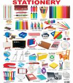 Stationery Reference Educational Wall Chart by Dreamland Publications 9788184510492