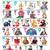 Cute Alphabet Reference Educational Wall Chart by Dreamland Publications 9788184511147