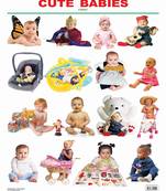 Cute Babies Reference Educational Wall Chart by Dreamland Publications 9788184511192