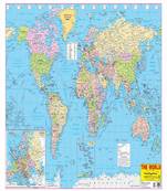 World Map Reference Educational Wall Chart by Dreamland Publications 9788184511215