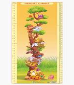 Height Chart 2 Reference Educational Wall Chart by Dreamland Publications 9788184515527