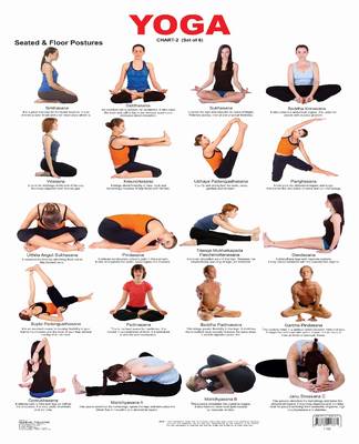 Yoga Chart 2 Reference Educational Wall Chart by Dreamland Publications 9788184516371 1