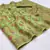 Green woven organza saree with blouse