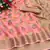 Pink Woven Organza Saree With Blouse