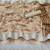 Beige printed linen saree with blouse