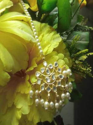 Designer Traditional Ethnic Kundan Maangtikka 2