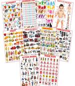 Dreamalnd Educational Charts Combo 4 10 Charts Early Learning Educational Wall Chart by Dreamland Publications