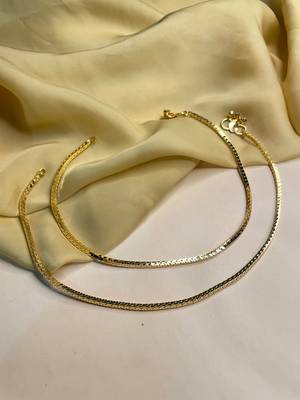 Gold anklets 1