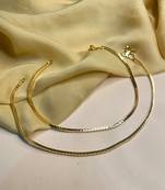 Gold anklets