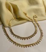 Gold anklets