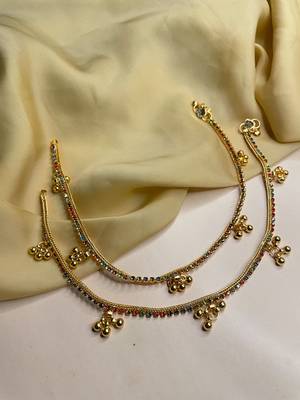 Gold anklets 1