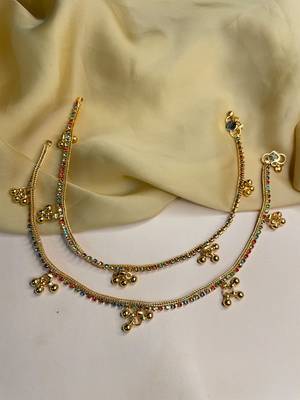 Gold anklets 2