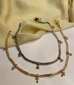 Gold anklets