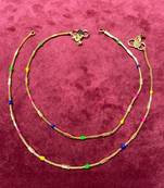 Gold anklets