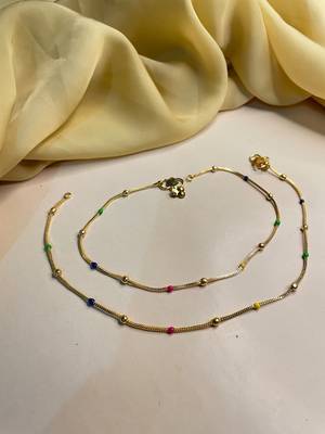 Gold anklets 1