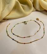 Gold anklets