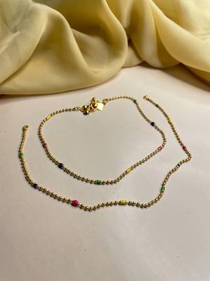 Gold anklets 1