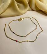Gold anklets