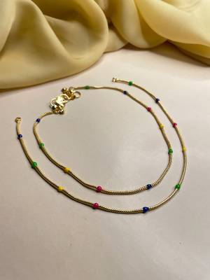 Gold anklets 1