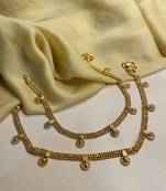 Gold anklets
