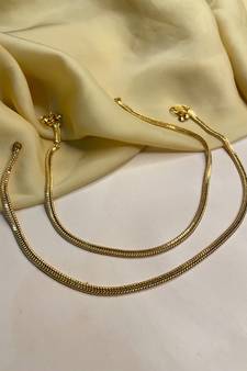 Gold anklets